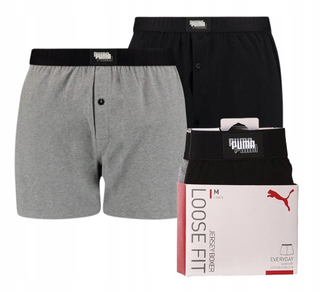 

Bokserki szorty luźne Puma Loose Fit 2-pack r. L