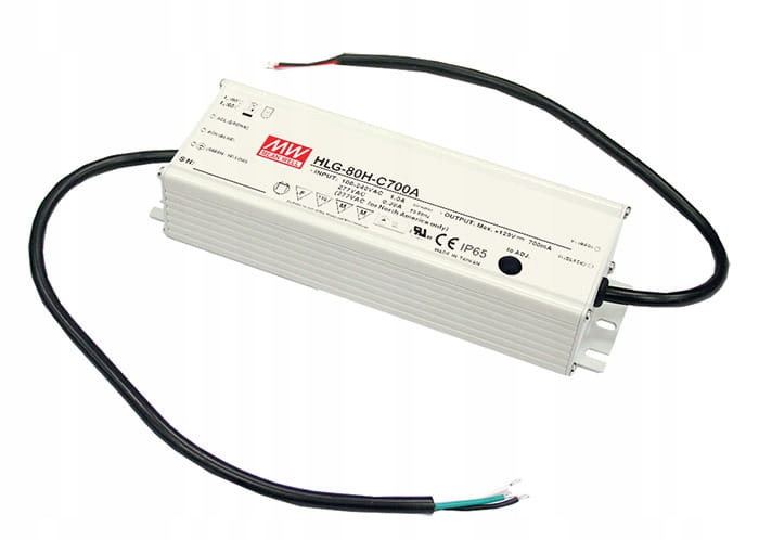 Napájecí zdroj pro Led diody Mean Well HLG-80H-12A 60W 12V 5A IP65