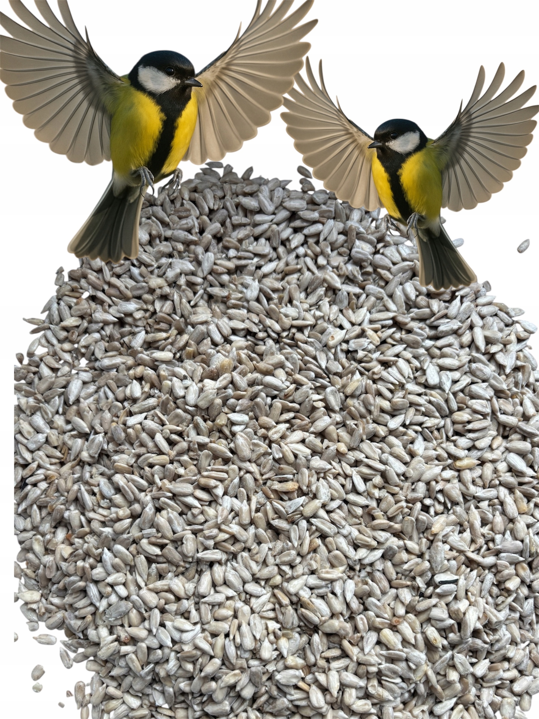 Levně Slunečnicová Semínka Loupaná II Gat 10KG Krmivo Pro Ptáky Do Krmítka Bonus Koule