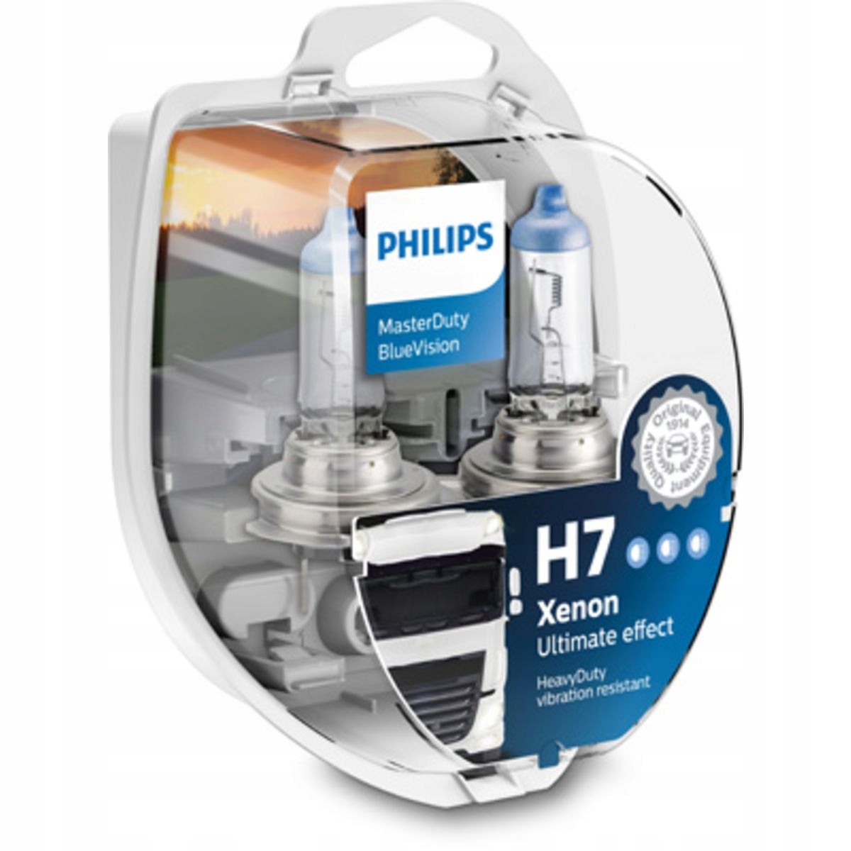Philips żarówki H7 24V 70W MasterDuty BlueVision 2szt.