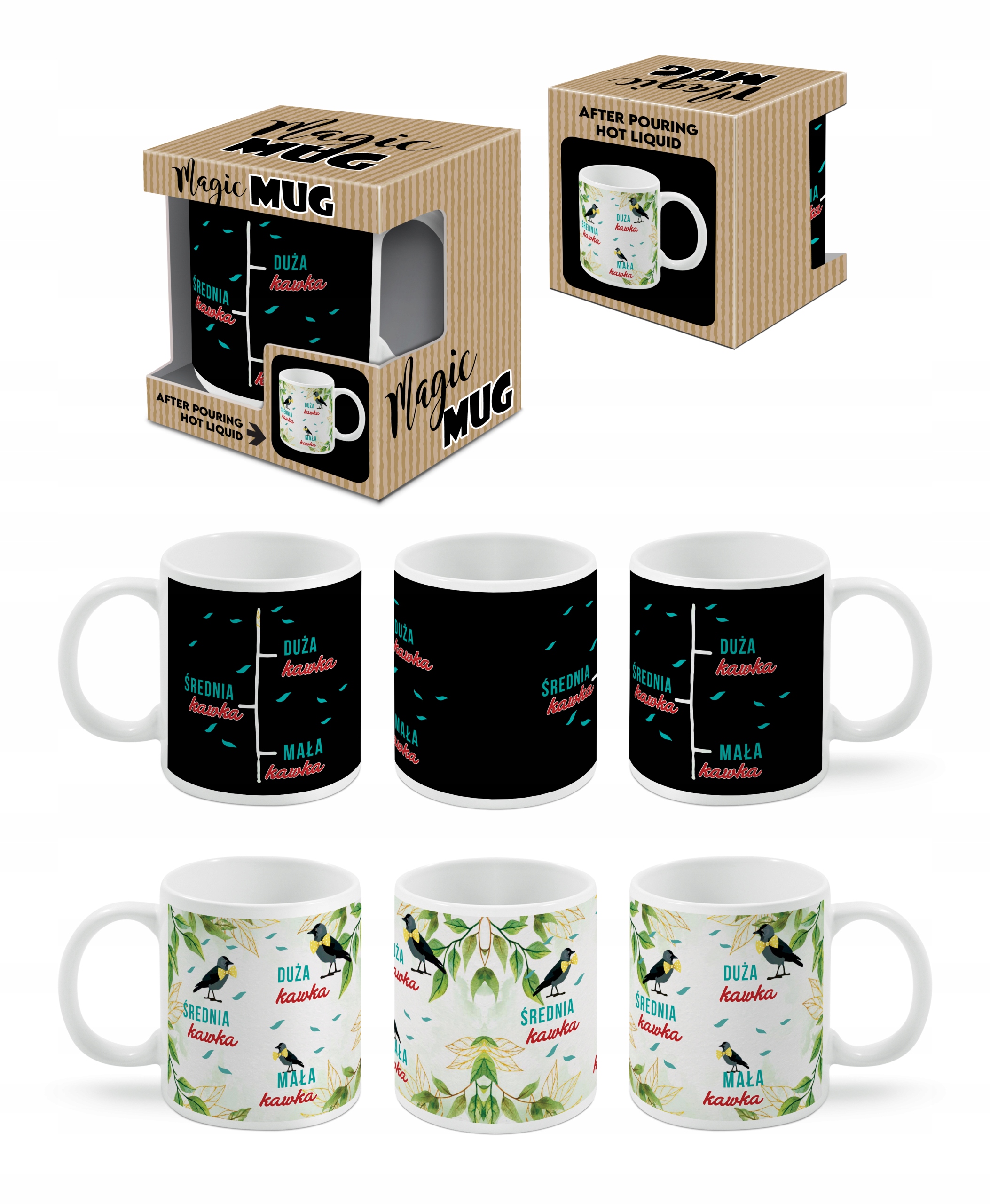

Magiczny kubek Boss 300ml Kawka Kawa