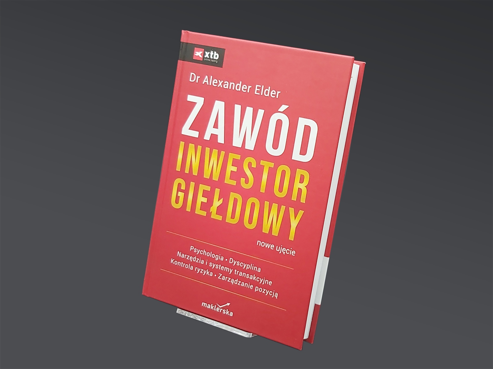 STOJAK PODPÓRKA KSIAŻKĘ PŁYTĘ PLEXI PRZEZROCZYSTA Materiał inny