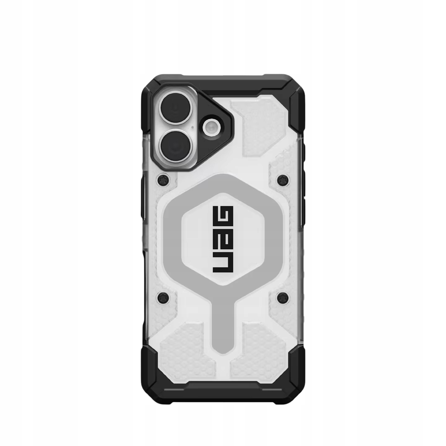 Puzdro na iPhone 17 Uag Pathfinder Clear MagSafe – Bezfarebné