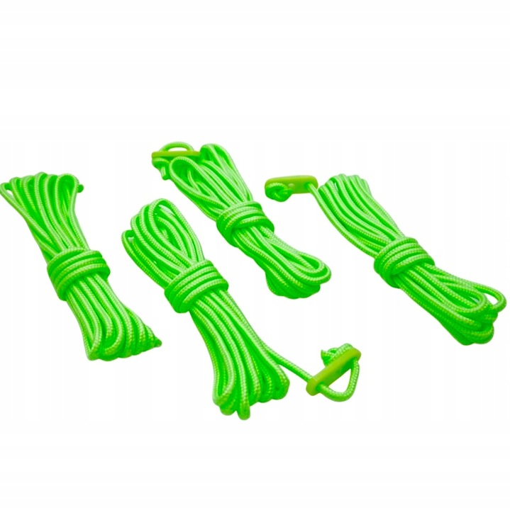 LINKI DO NAMIOTU ŚWIECĄCE W CIEMNOŚCI 4x3m Sznurki Fluorescencyjne Marka Inny producent