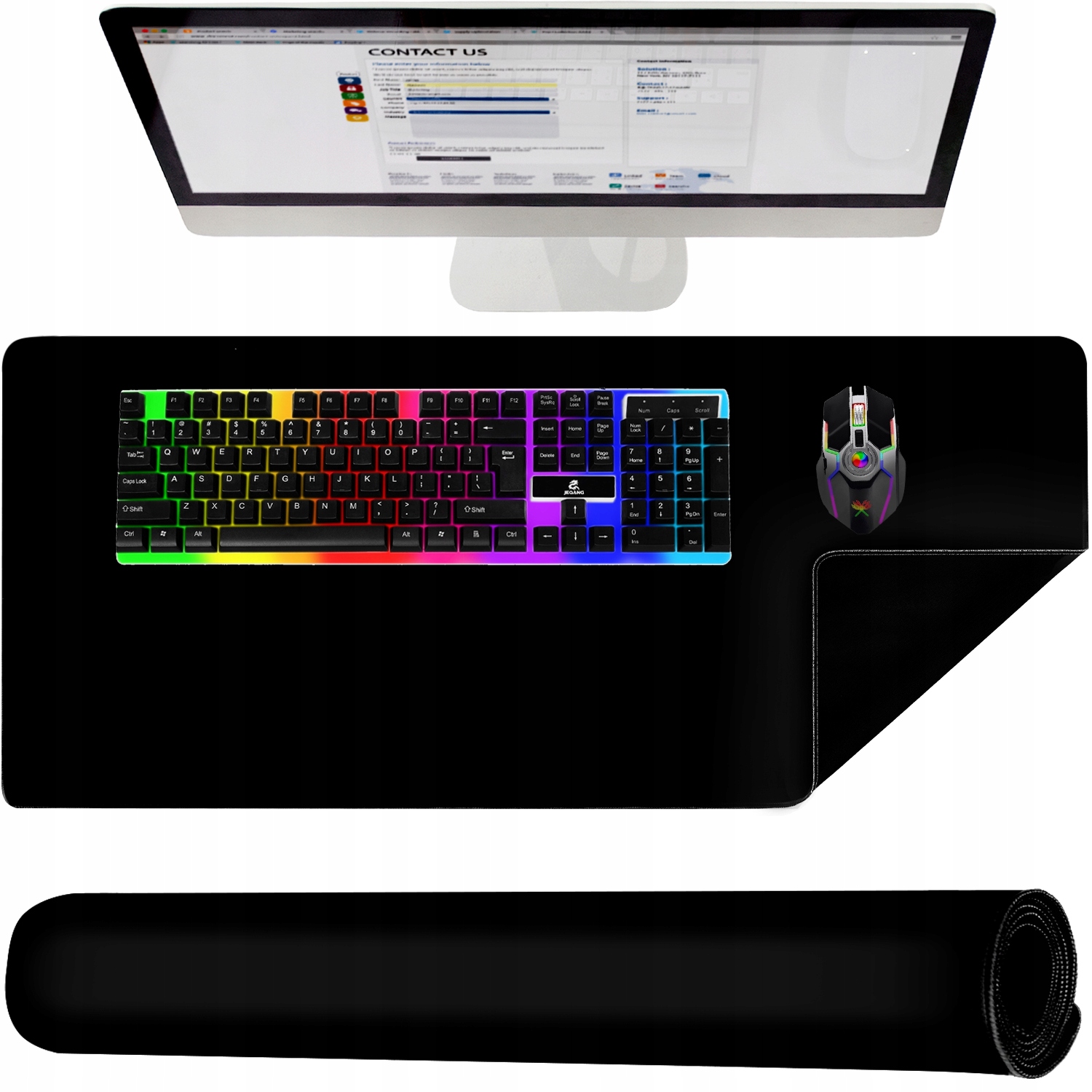 

Podkładka pod Mysz dla Graczy Gamingowa 90x45 XXL