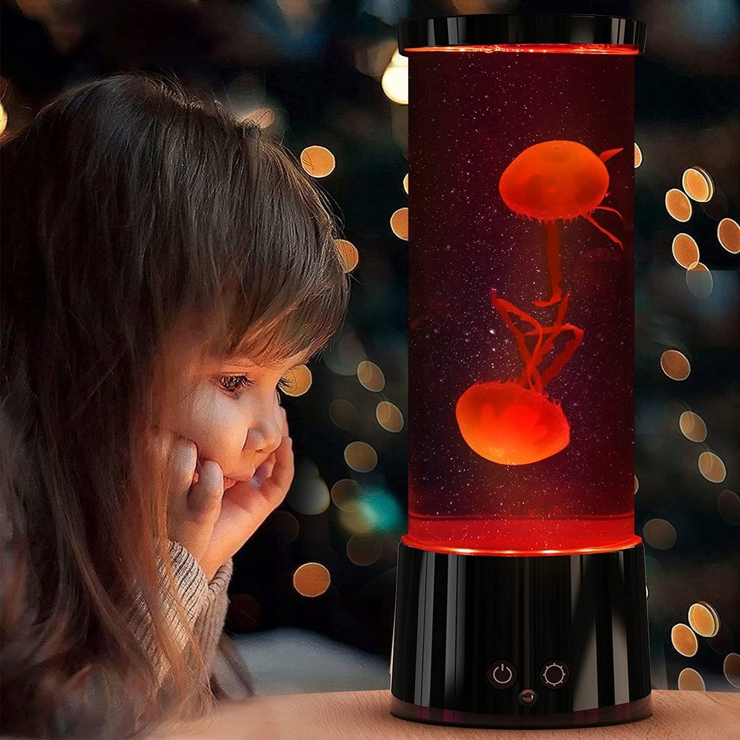 LAMPA LED MEDUZA, ŚCIEMNIALNA LAMPKA NOCNA 17 KOLORÓW Z PILOTEM Informacje dodatkowe regulacja natężenia światła