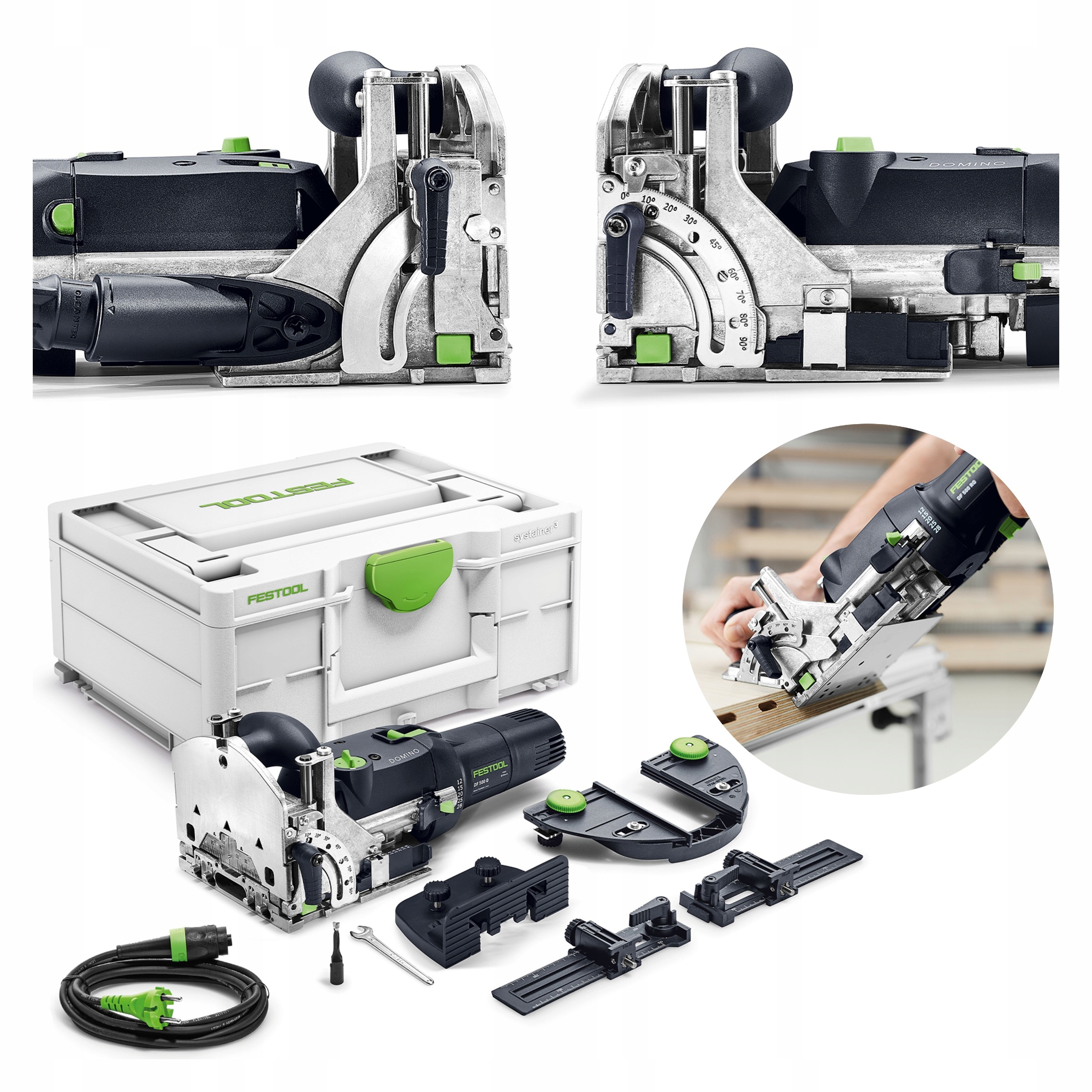 Frezarka Domino DF500 Festool 578541 do połączeń stolarskich drewna solidna