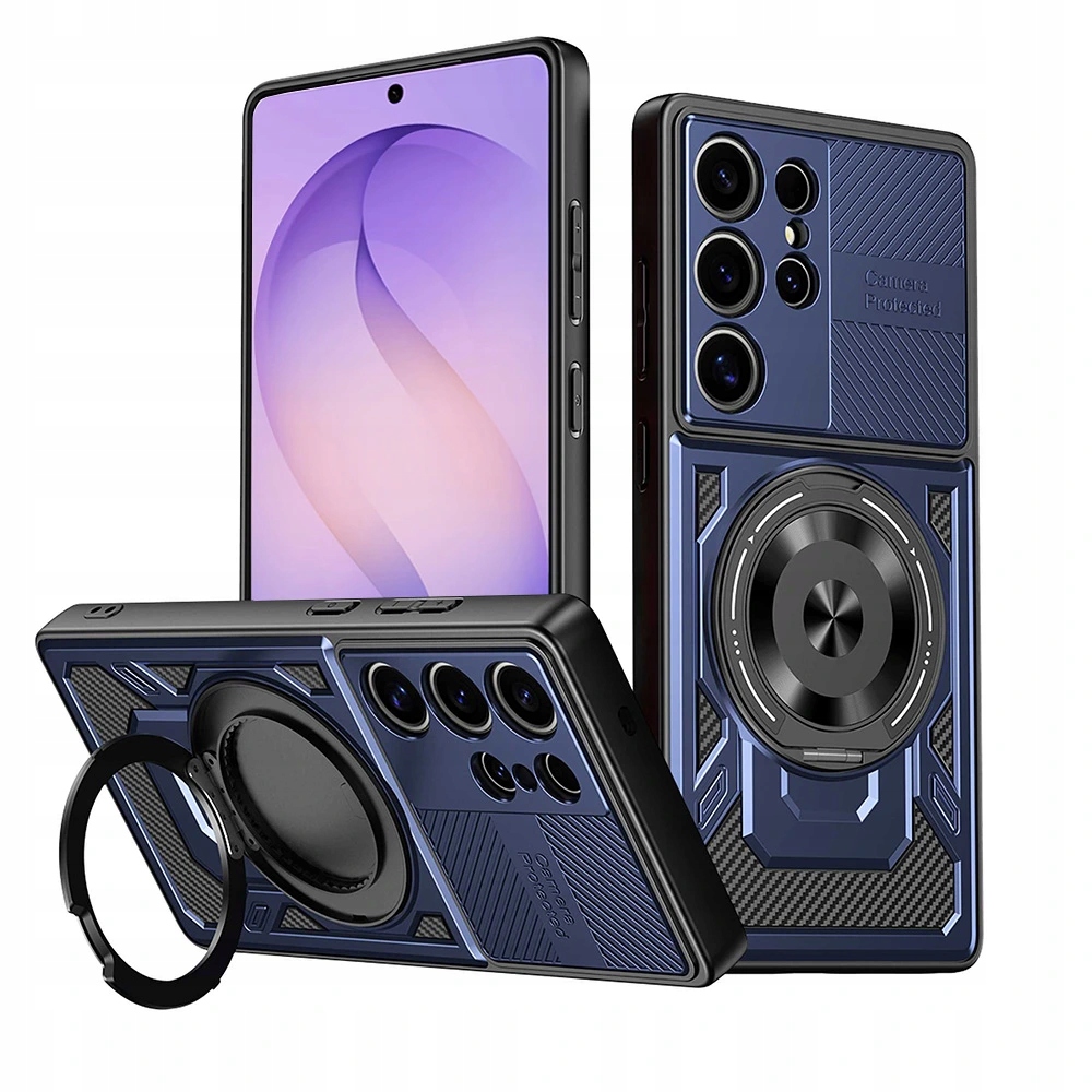 Techsuit Etui RuggedCam z aparatu Samsung Galaxy S26 Ultra niebieskie