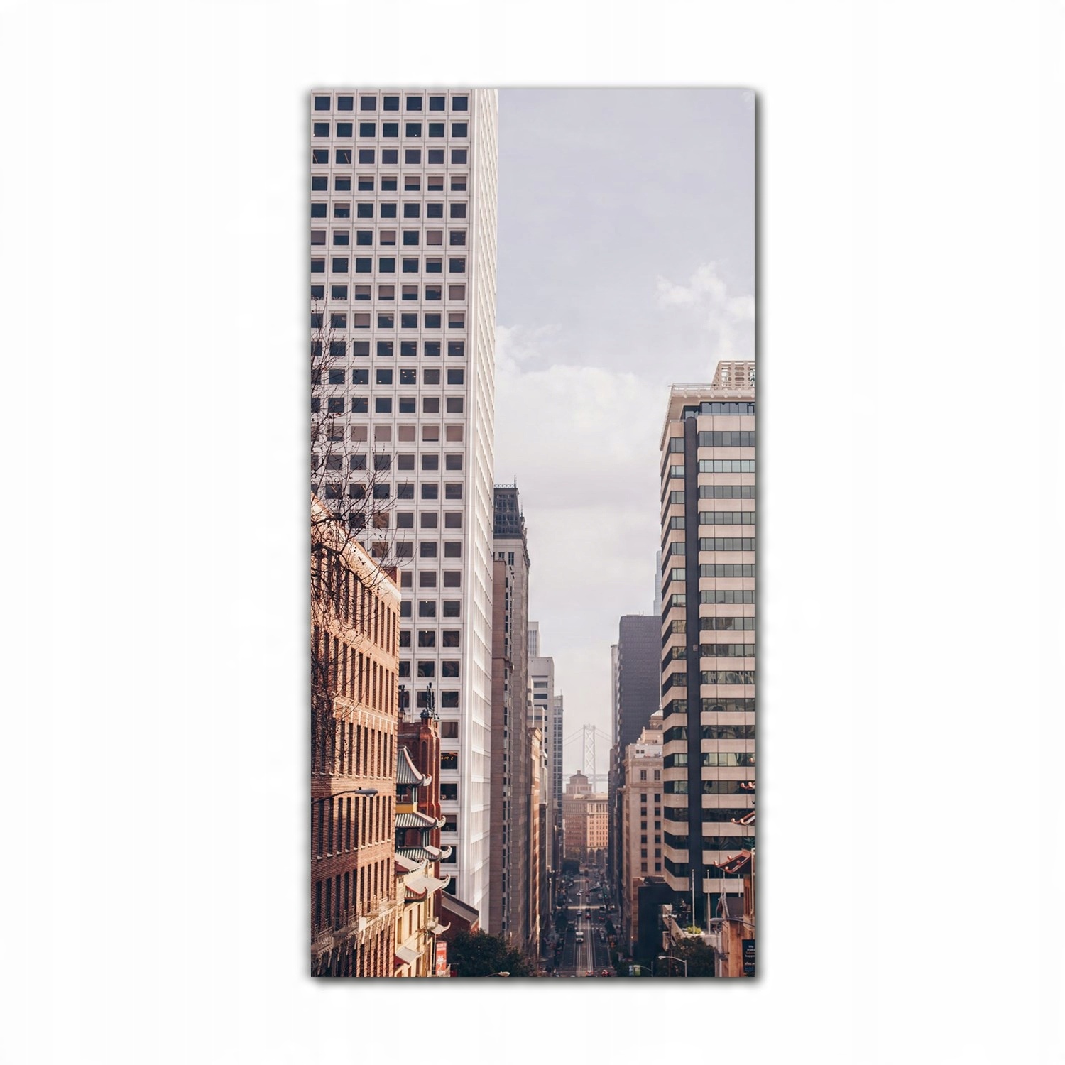 

Obraz na szkle ścienny 70x140 cm Miasto zabudowa