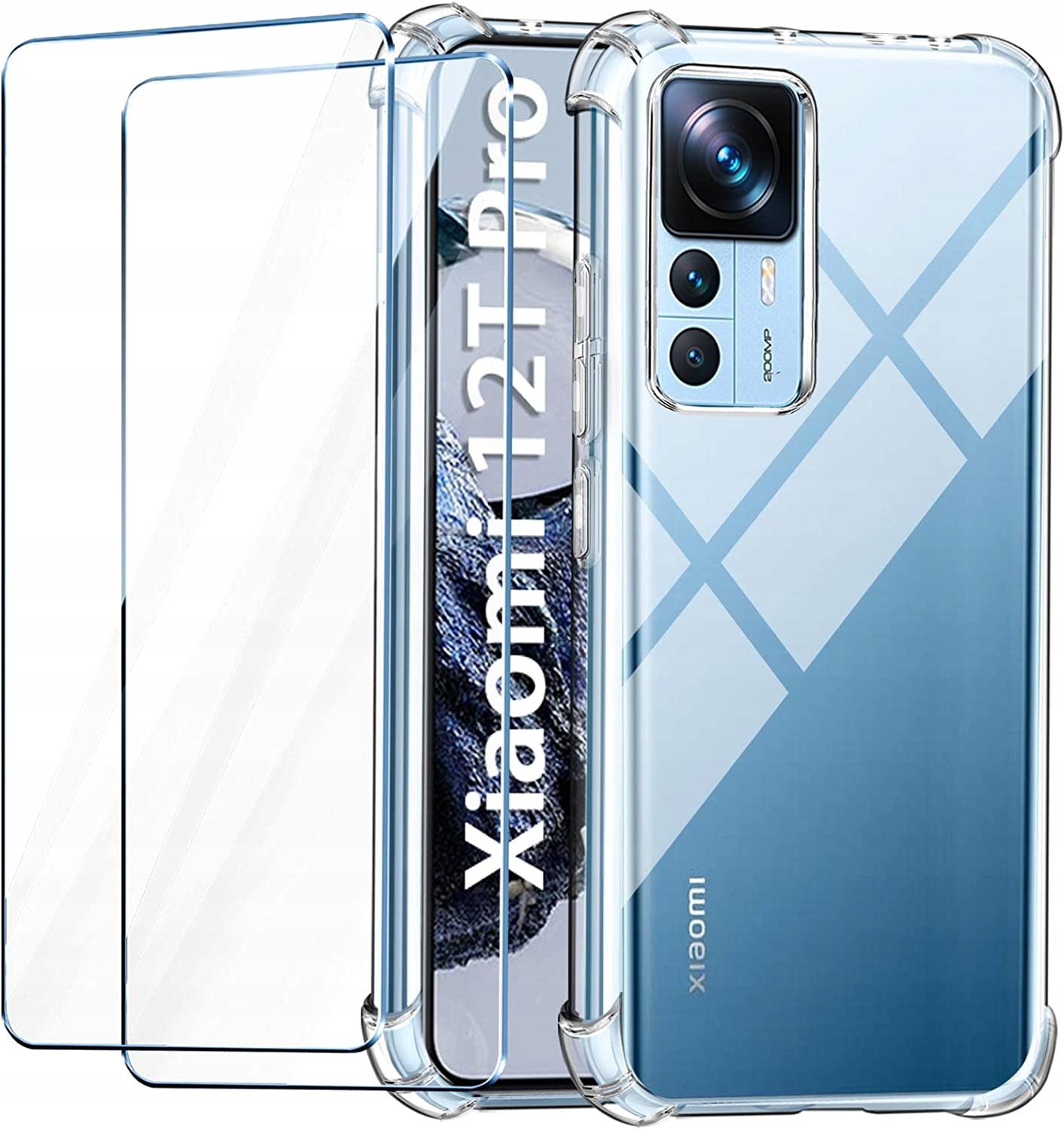 

Etui 2x Szkło do Xiaomi 12T 12T Pro A-shock