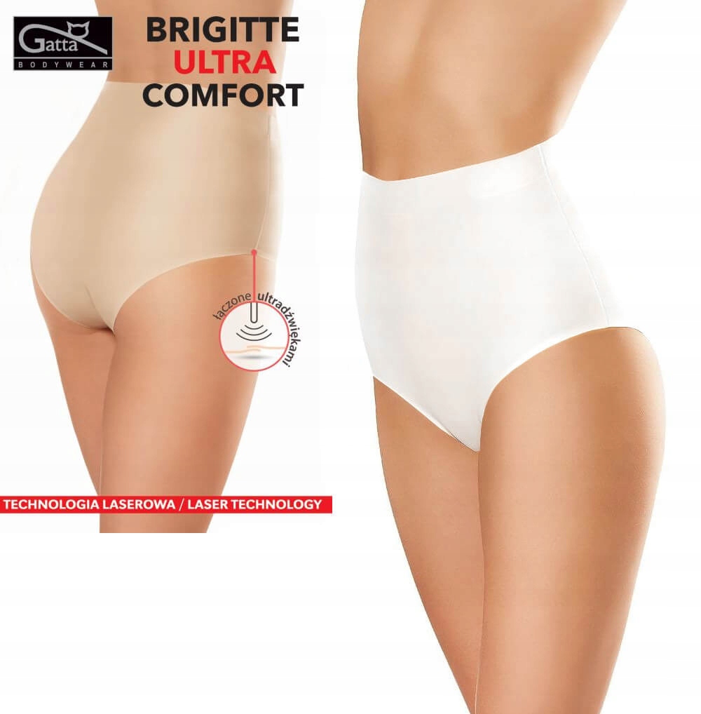 

Figi Gatta Brigitte Comfort Laserowe | Biały| S