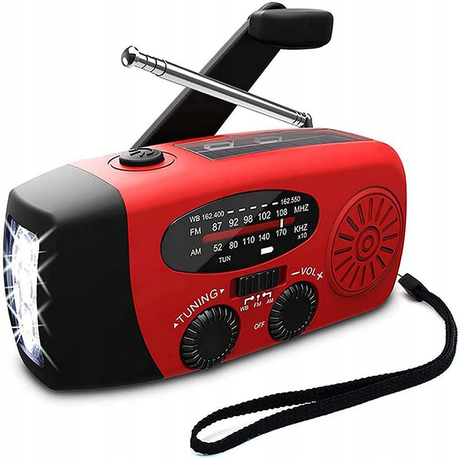 

Radio Fm Am Awaryjne Korba Dynamo Solar Latarka