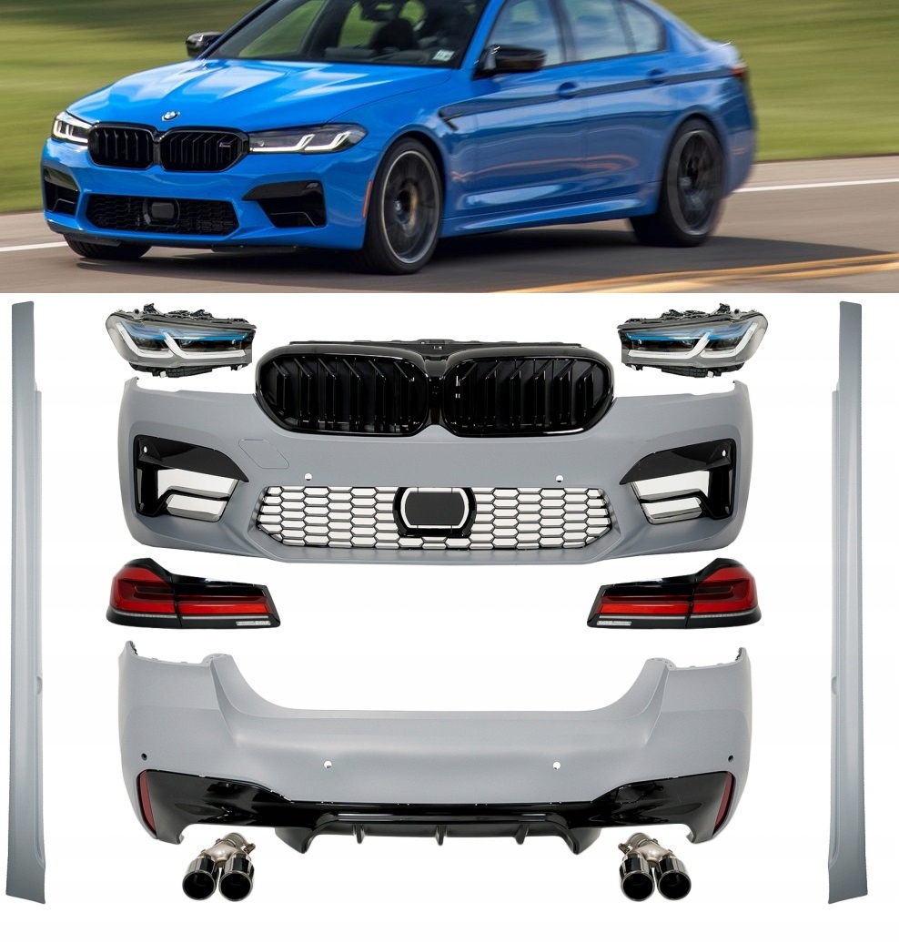 ZDERZAK BODY KIT BMW 5 G30 (2017-2019) M5 JCBBMG30M5FLBM za 23999,99 zł ...