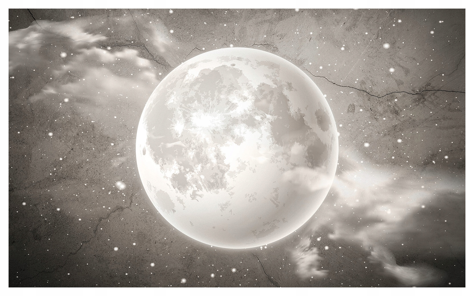 Fototapeta Mesiac a betón Industriálny vinylový štýl 312x219 lepidlo