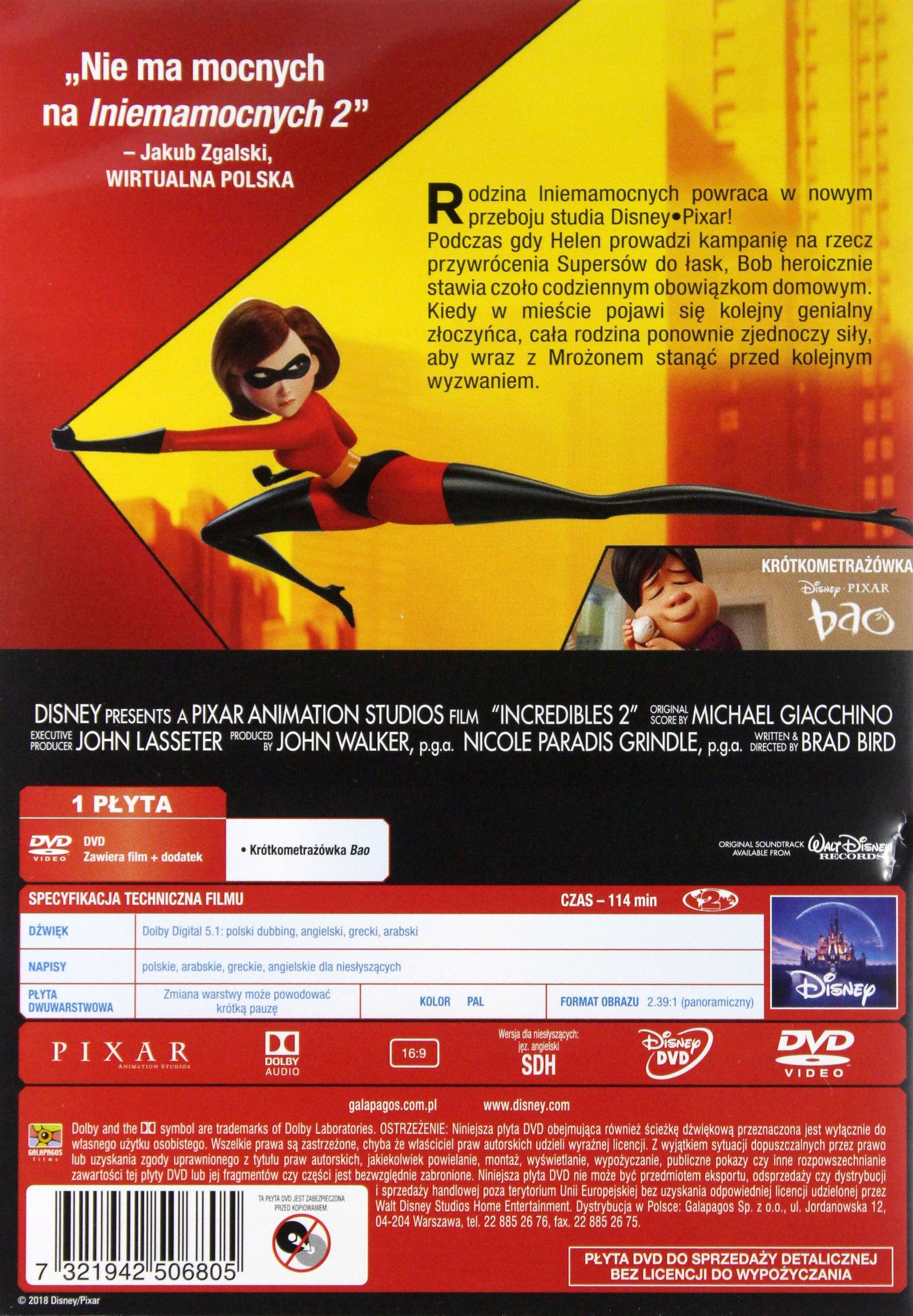 INIEMAMOCNI 2 (EDYCJA SPECJALNA Z ODBLASKOWYM BRELOKIEM) (DVD) Stan opakowania oryginalne