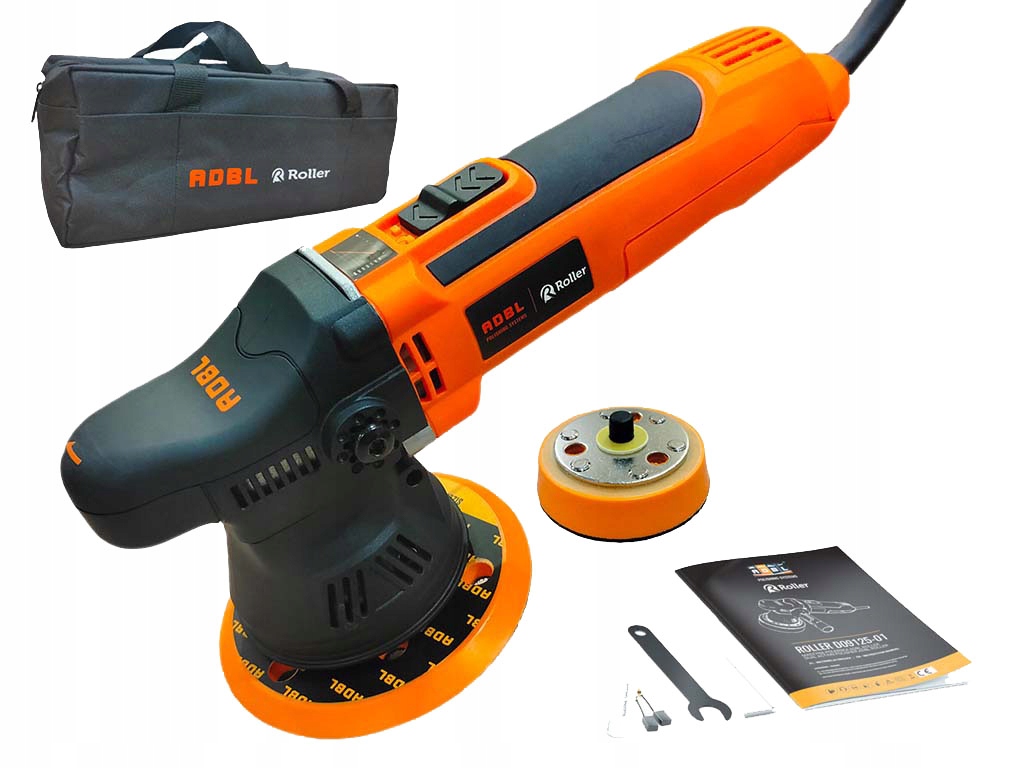 Pulidora Coche 125mm 650W Pulidora Exc&eacute;ntrica ADBL D09125 Con Kit