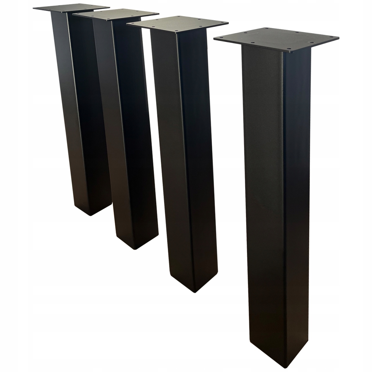 NOGI DO STOŁU STOLIKA BIURKA LOFT 72cm PROFIL 8x8 METALOWE 4SZT, 4mm