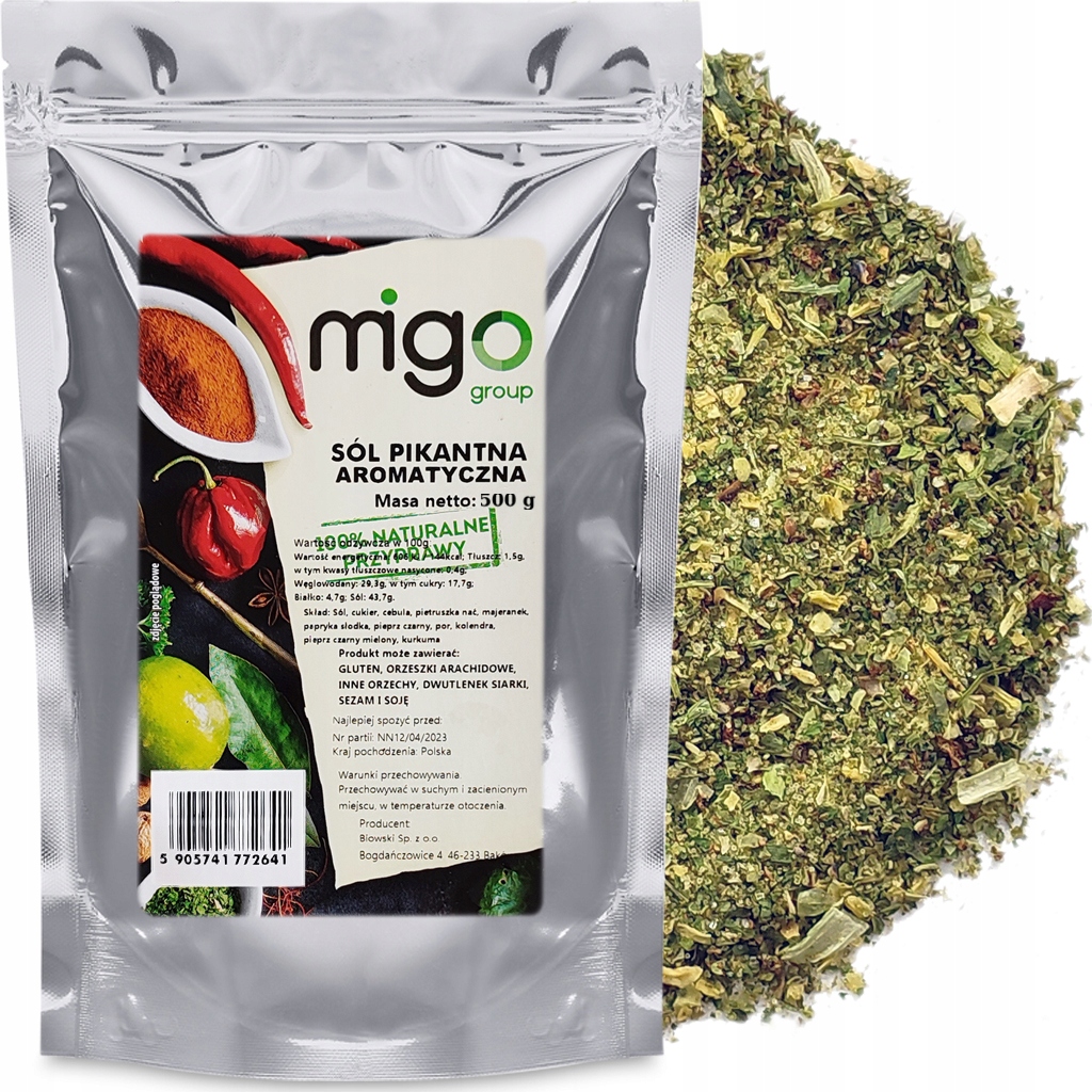 Sól pikantna aromatyczna - 500g - MIGogroup