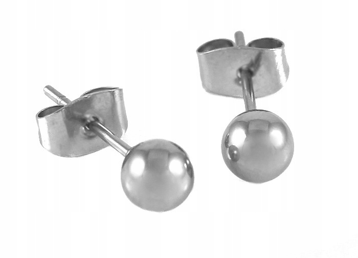 

Kolczyki Kulki Stal Chirurgiczna 6 MM