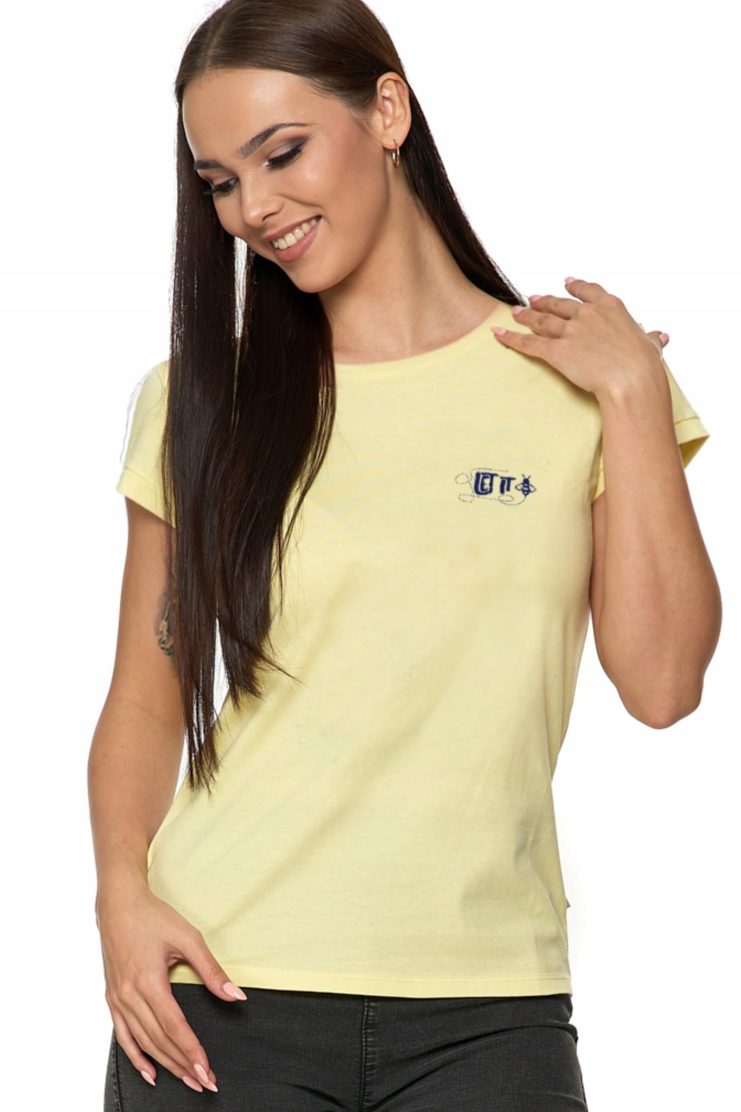 

Koszulka damska T-shirt zółty Pszczółka - M