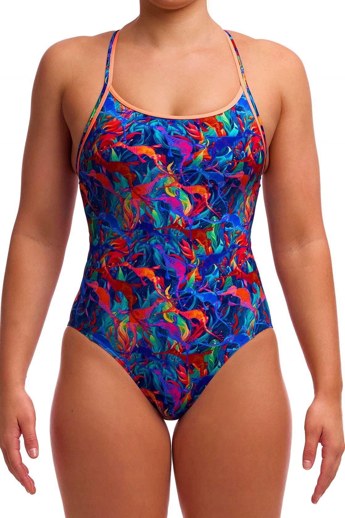 Strój kąpielowy jednoczęściowy Funkita Weedy One Diamond Back 14 (UK36) L