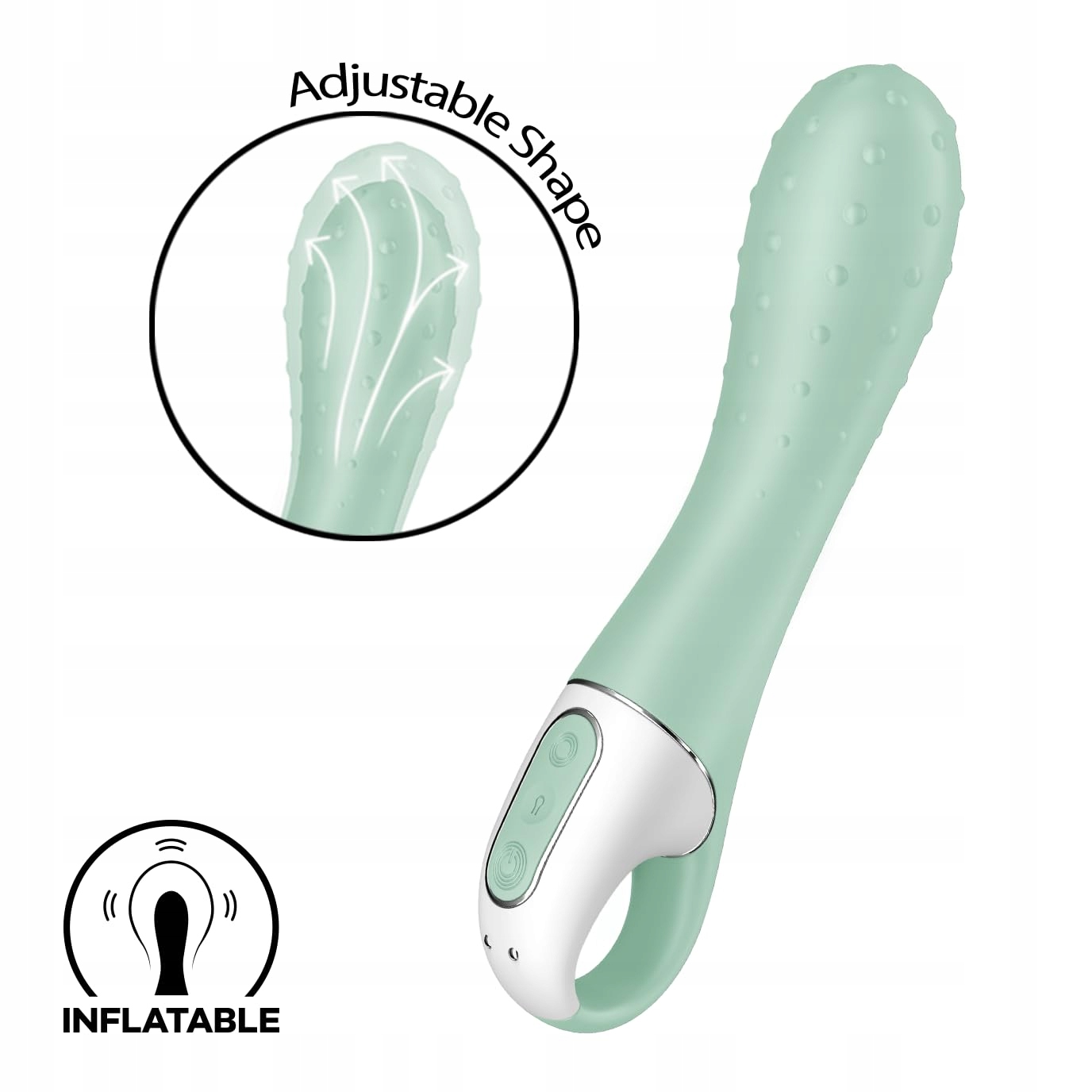 SATISFYER Wibrator Powietrzny G-Punkt Silikon Wodoodporny 12 Programów — miniatura 2