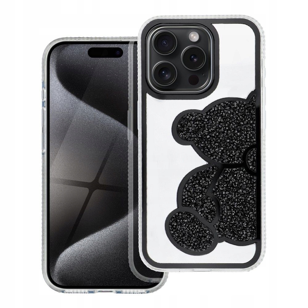 Etui Teddy Bear na tył ze wzorem miś do iPhone 12 Mini nakładka