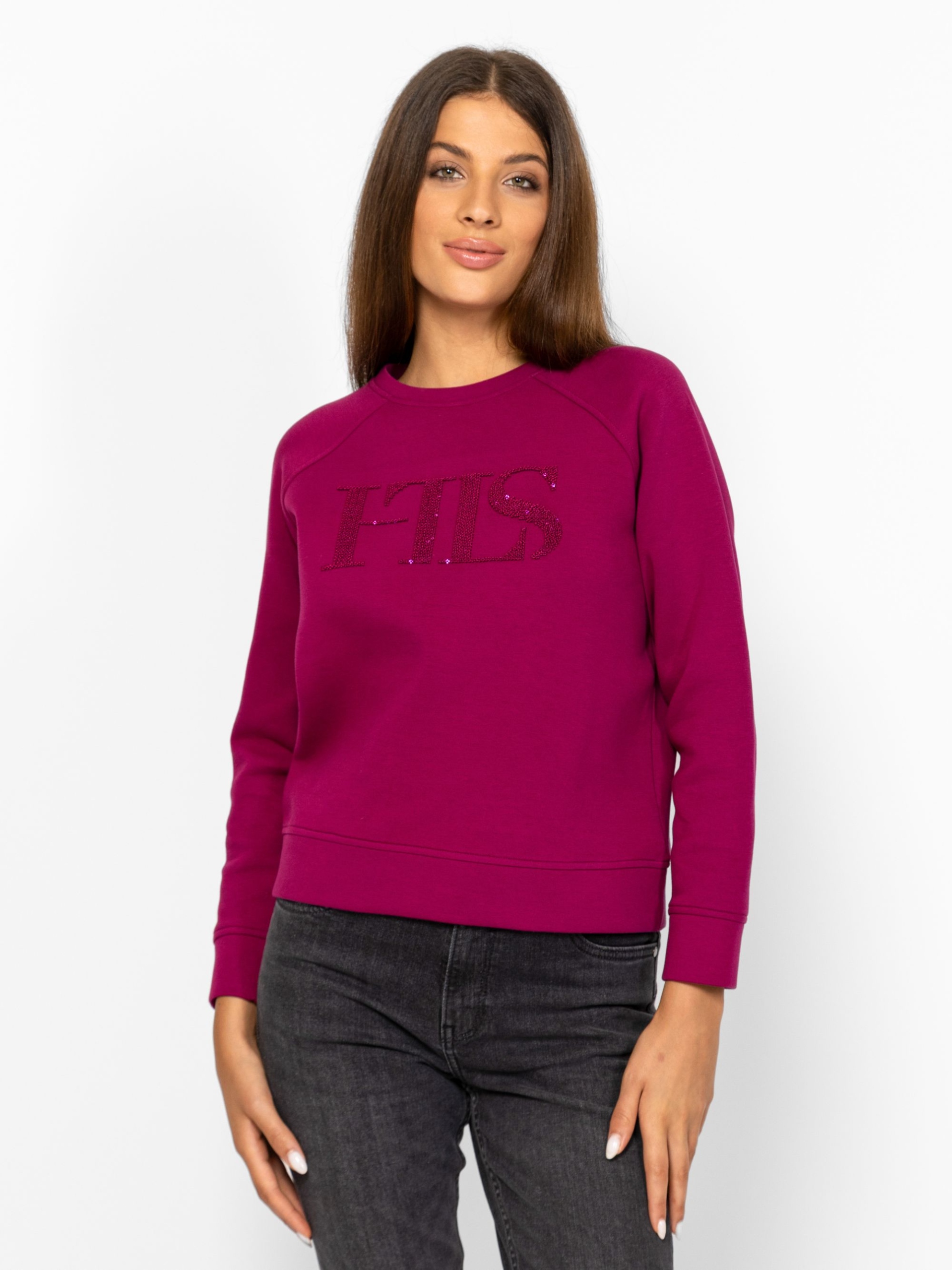 Heavy Tools Dámská Tepláková Mikina Dafoda Berry Malinová L