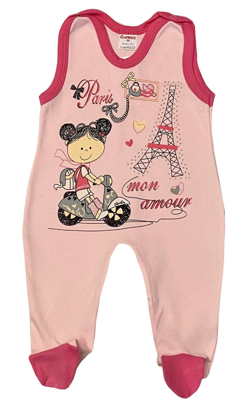 Śpiochy niemowlęce Paris mon amour 68cm