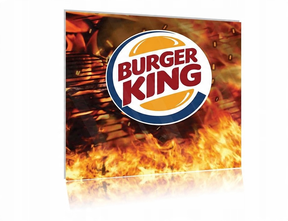 

Obraz szklany na szkle Burger King 02 50x50