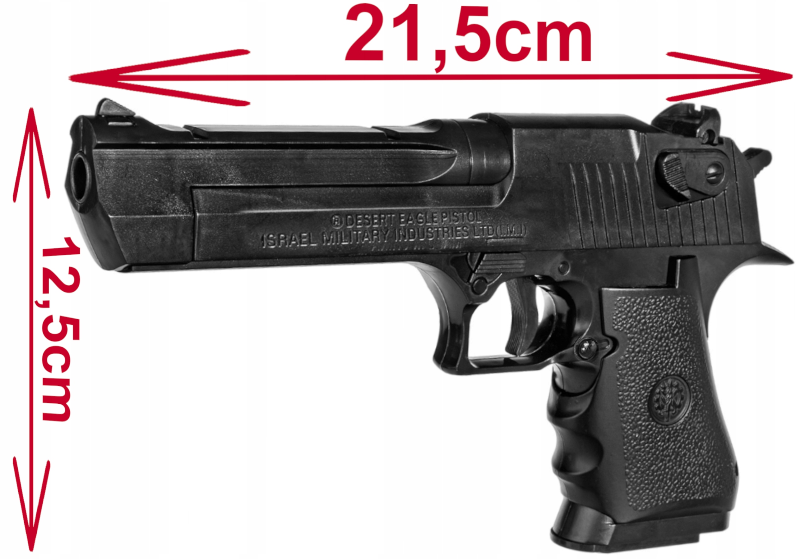 _METALOWY PISTOLET DESERT EAGLE NA KULKI REPLIKA_ Marka inna