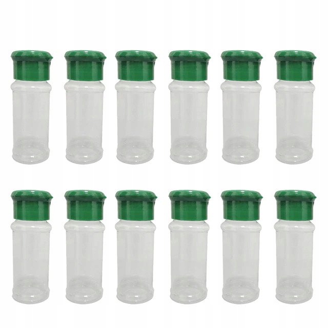 PRZYPRAWNIKI na PIEPRZ SÓL pojemnik PRZYPRAWY x12 Marka bez marki