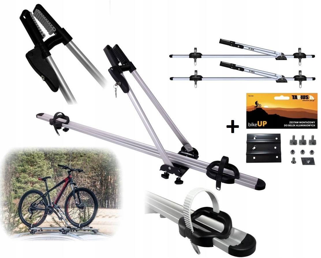2X велосипедное крепление TAURUS BIKEUP Bike up алюминий