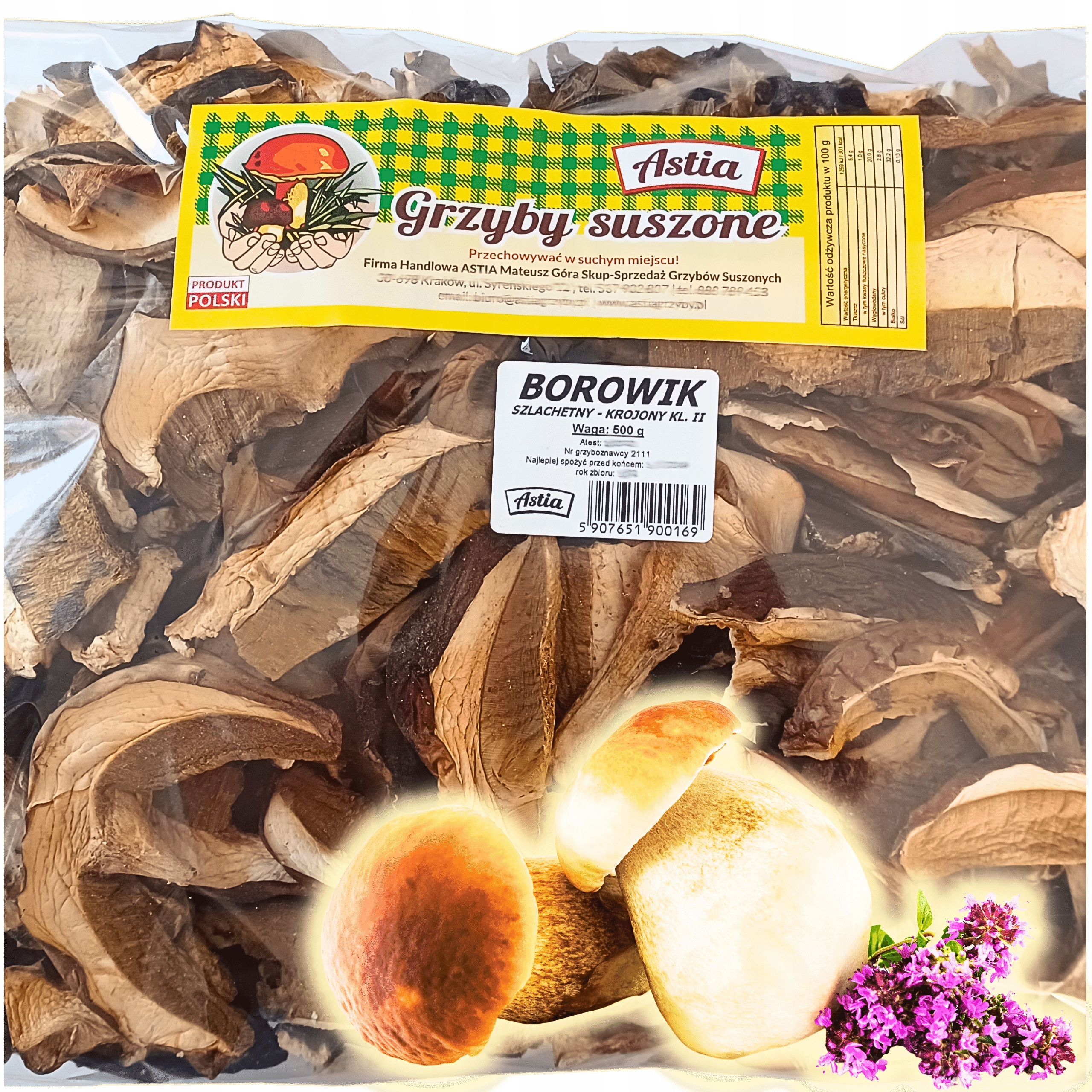 Pravé Sušené Hříbky Sušené 500 g Sušené Houby 500 g Atest 2025