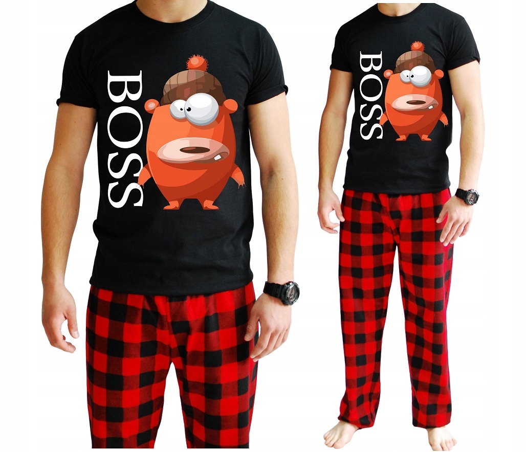 Pánské Pyžamo s dlouhými kalhotami Dárek Na Valentýna pro chlapce XXL