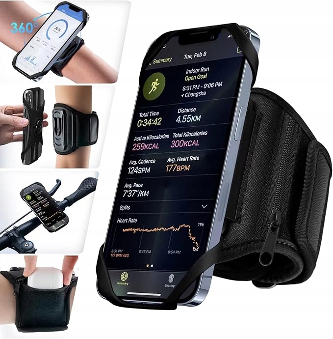 360° Regulowany Uchwyt na Telefon na rower ZDW-G5X