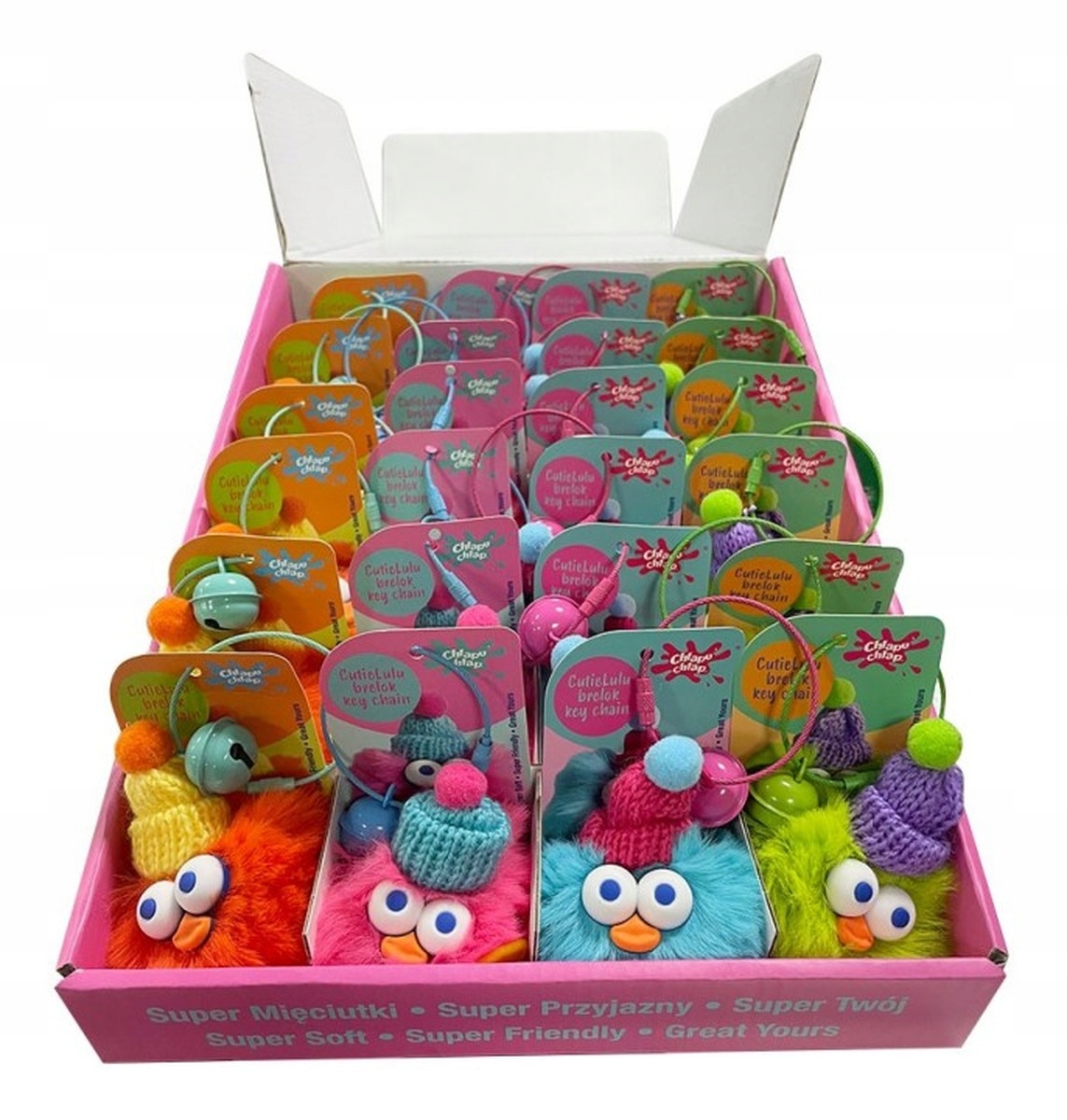 Chlapu Chlap Sada přívěšků mix barev