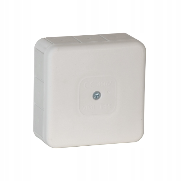 

Puszka natynkowa hermetyczna IP55 85x85x37 biała