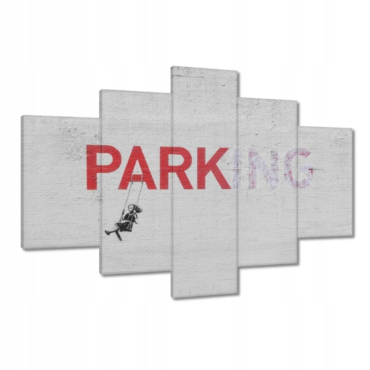 Obrazy 120x80 Banksy Parking