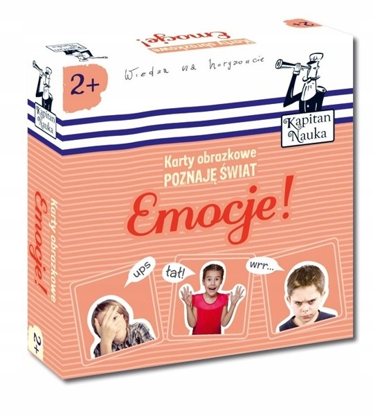 

Kapitan Nauka Karty Obrazkowe Poznaję Świat Emocje