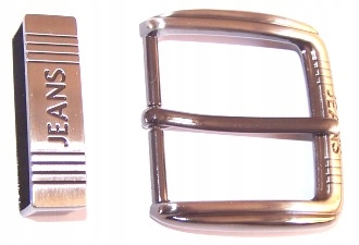 

Klamra Do Paska 40 MM Ciemny Nikiel SZLUFKA+nit