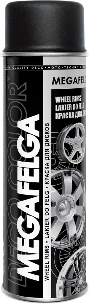 

Spray Lakier Do Felg Deco Color 500ml Czarny Sat.