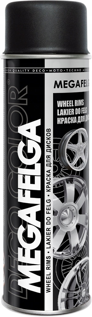 Spray Lakier Do Felg Deco Color 500ml Czarny Sat.