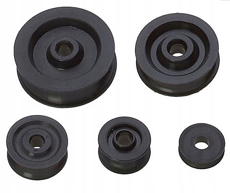 Rolka niełożyskowana fi 45 na linę 10 mm| szoty| bloczki| wyciąg atlas