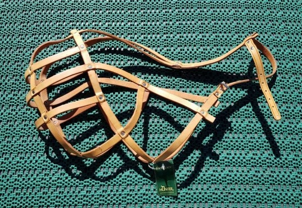 Levně Kožený náhubek Hunter XL