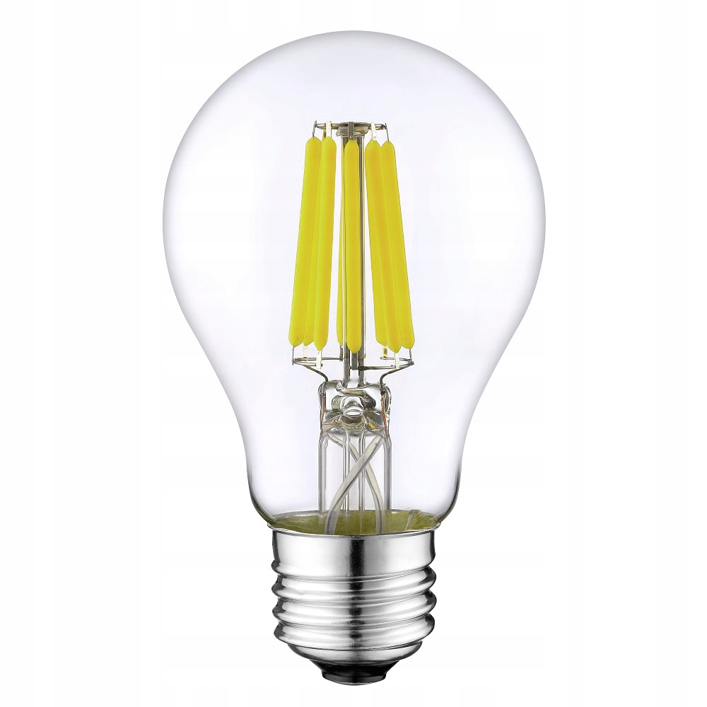 ŻARÓWKA E27 LED FILAMENT 6W BIAŁA ZIMNA EDISON A60