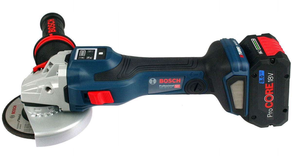 SZLIFIERKA GWS 18V-15 SC BOSCH 2x8,0Ah BITURBO Marka Bosch