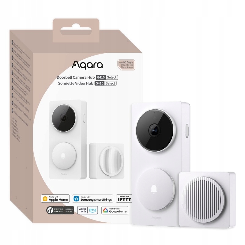 Rodinný interkom Aqara Doorbell Camera Hub G410 Select biely