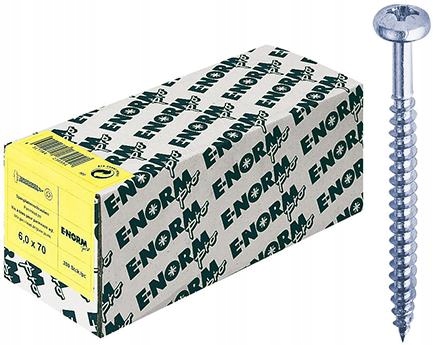 Šrouby Pan Head Pz pozinkované Pzd 4,5x40 mm 500 ks