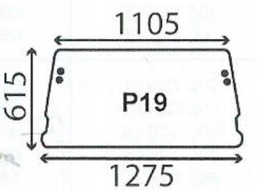 čelní sklo traktoru Ford 10 30 Sl Ultra zadní 83917955